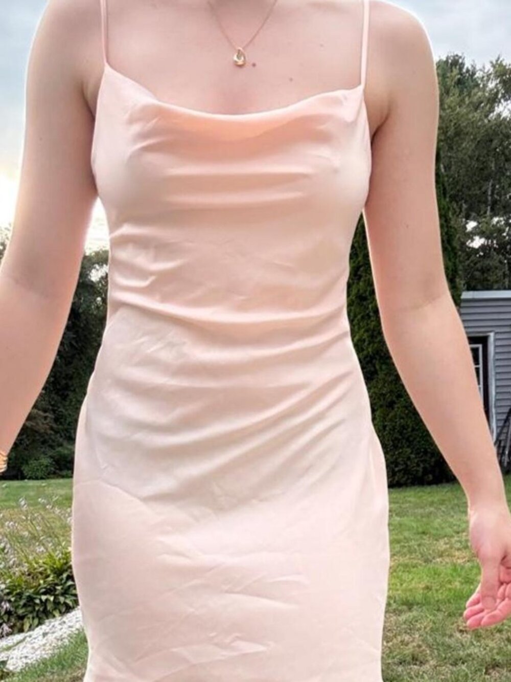 Urban Outfitters light pink mini dress (size S)